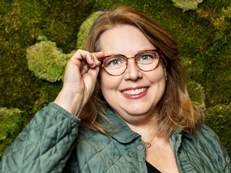 Porträtt Anna-Lena Beckman.