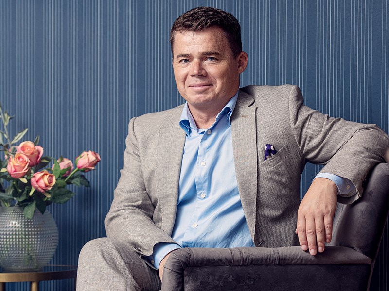 Porträtt Oscar Fredriksson.