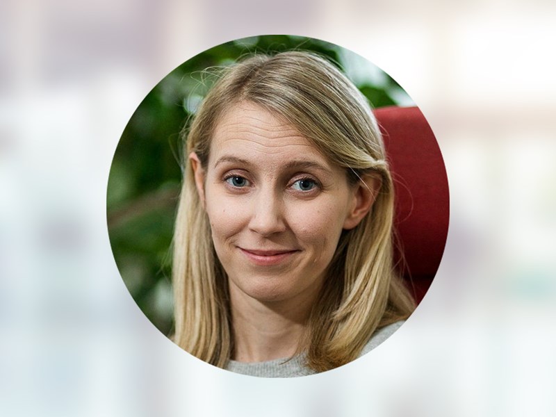 Porträtt Karin Calissendorff.
