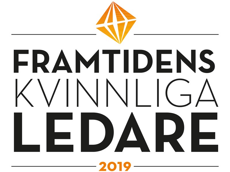Logga för Framtidens kvinnliga ledare 2019.