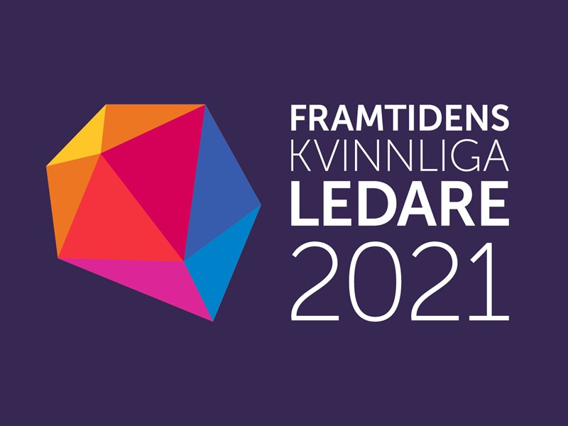 Logotyp för Framtidens kvinnliga ledare 2021.